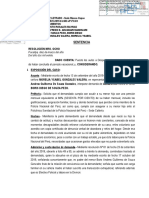 Sentencia: Pucallpa, Diez de Marzo Del Año Del Año Dos Mil Veinte