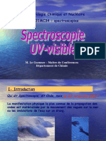 L3P Métrologie Chimique Et Nucléaire UE X31MC34: Spectroscopies