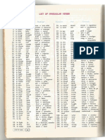 LIST - Irregular Verbs