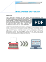 Procesadores de Texto