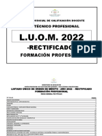 Luom Rectificado Formacion Profesional 2022