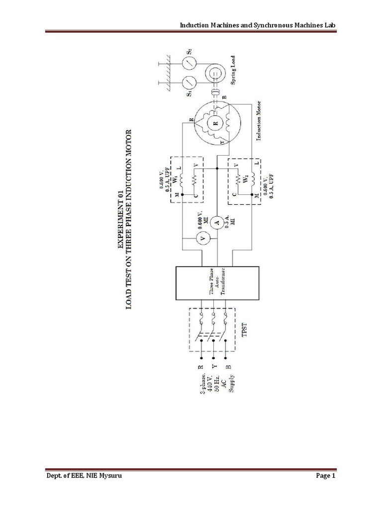 Induction & Synchronous Machines Lab | PDF | Electric Motor | Quantity