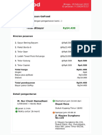 Makasih Udah Pesan Gofood: Rincian Pesanan