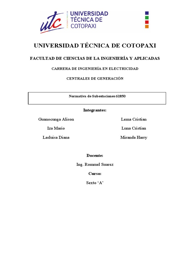 Normativa IEC 61850 para Subestaciones | PDF | Topología de la red ...