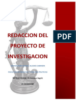 Monografia de La Redaccion de Un Proyecto de Investigacion