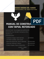 Manual de Construcción Con Tapial Reforzado