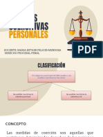 Medidas de Coerción Real y Personal