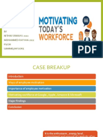 Motivating Todays Workforce-Group6