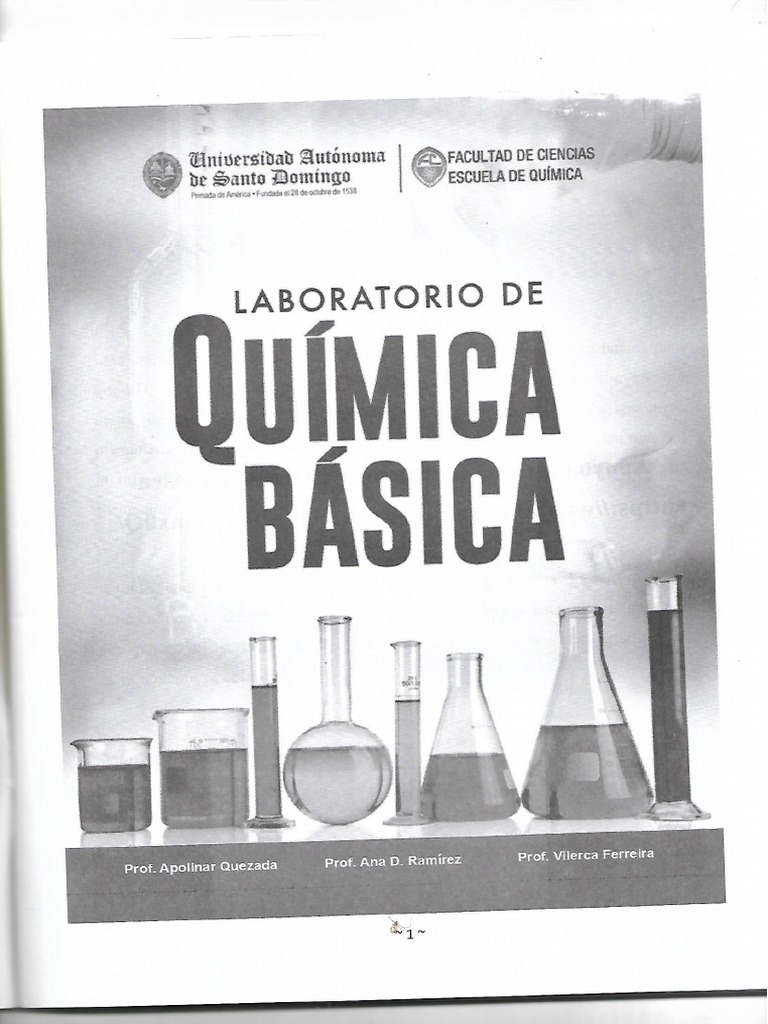 Manual Lab. Química Básica | PDF