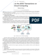 Introduction To The IEEE Transactions On Cloud Computing