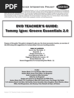 DVD Teacher'S Guide: Tommy Igoe: Groove Essentials 2.0