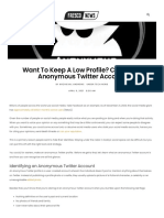 A Guide To Creating An Anonymous Twitter Account - Fresco News