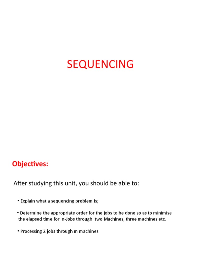 Job Sequencing PDF