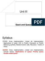 Unit III: Stack and Queue