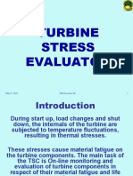 Turbine Stress Evaluator Monitoring