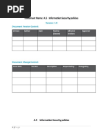 Document Name: A.5 Information Security Policies