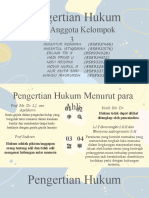 PKN Kel. 3 (Pengertian Hukum)