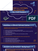 Internal Control Framework The COSO Standard - Andi Islah Amanah (A031191107)