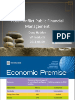 Post-Conflict Public Financial Management