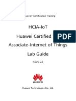 Hcia-Iot Huawei Certified ICT Associate-Internet of Things Lab Guide