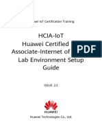 HCIA-IoT V2.5 Lab Environment Setup Guide