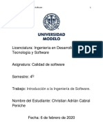 Introducción A La Ingeniería de Software