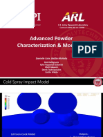 Advanced Powder Characterization & Modeling: Danielle Cote, Baillie Mcnally