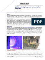 Health Monitoring of Plasma Facing Components in Fusion Devices using Lock-in Thermography