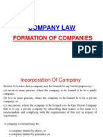 (CL 2013) 3333 Formation of Companies & Promotor