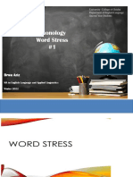 Phonology Word Stress #1: Brwa Aziz