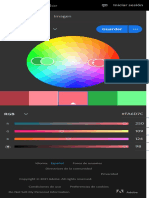Rueda de colores, un generador de paletas de colores  Adobe Color