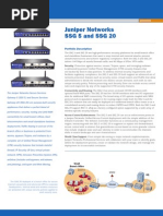 Juniper Networks SSG 5 and SSG 20: Portfolio Description