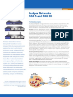 Juniper Networks SSG 5 and SSG 20: Portfolio Description