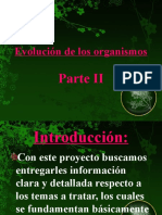 Evolucion Delos Organismos 2° Parte 3°H