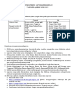 Petunjuk Teknis Laporan PMB - Format Kosong