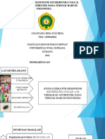 Studi Literatur Resistensi Escherichia Coli (E