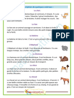 Description Des Animaux Madrassatii Com