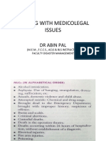 Dealing With Medicolegal Issues: DR Abin Pal