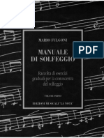 Fulgoni Manuale Di Solfeggio Vol 1