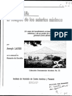 Colapso de los salarios mínimos en Nicaragua