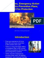 OSHA Fire Safety: Exits, Plans, Prevention & Protection