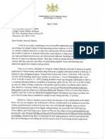 PA Secretary of State's Letter to Lehigh Co. DA Jim Martin 