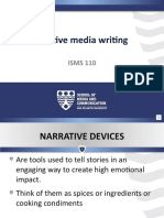 Creative Media Writing: ISMS 110