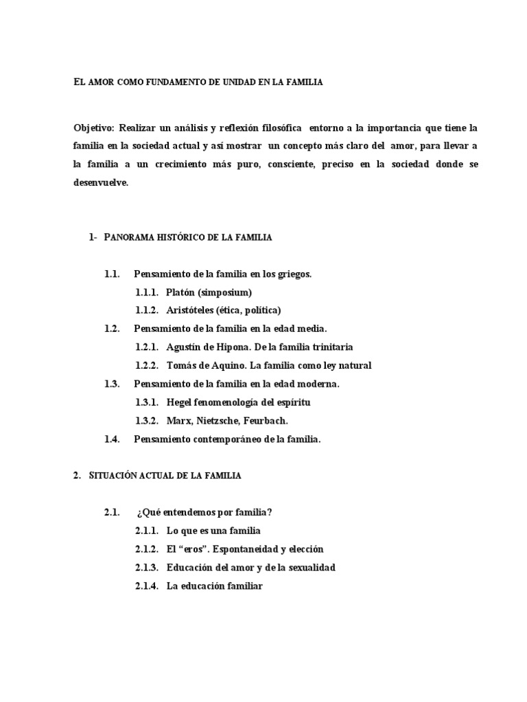 Amor y Valores en la Familia | PDF | Salud y bienestar