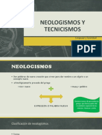 Neologismos y Tecnicismos