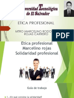 UTEC Ética Profesional Solidaridad Profesional