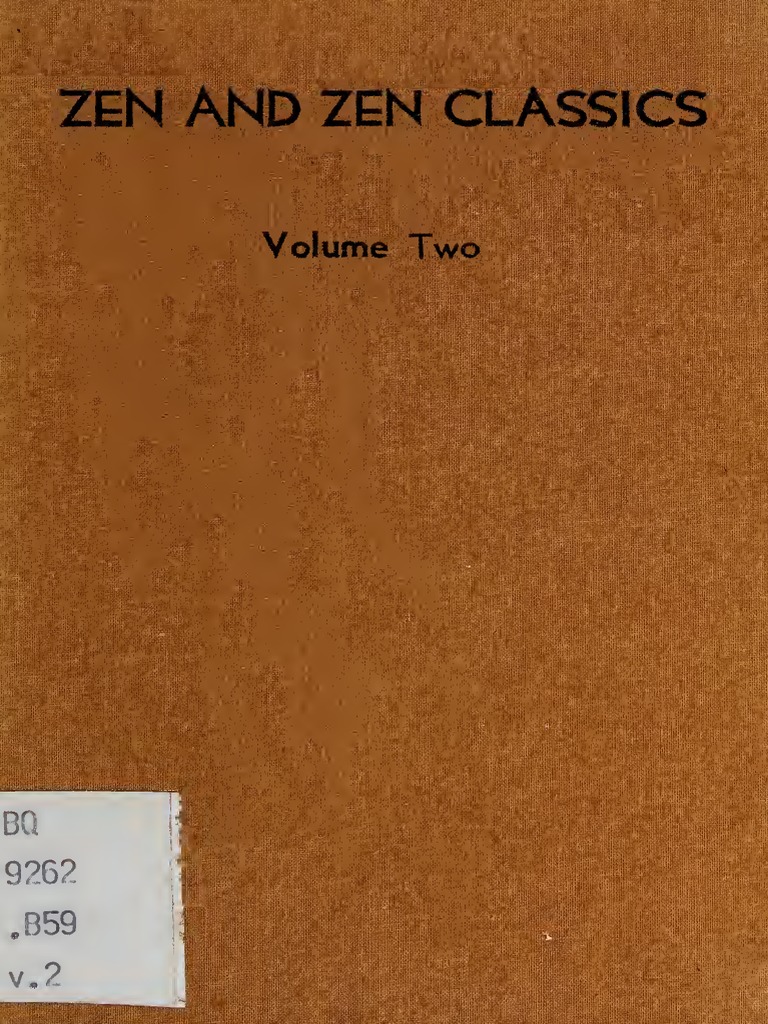 Zen and Zen Classics Vol. 2 PDF Zen