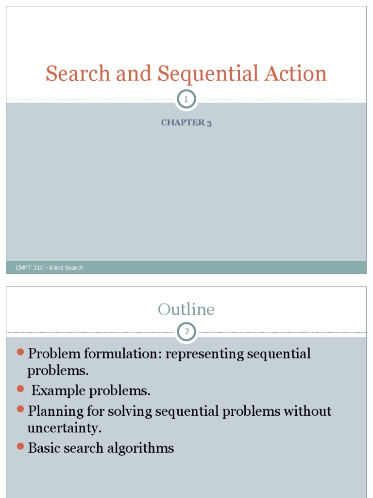 Search and Sequential Action PDF Applied Mathematics Mathematics
