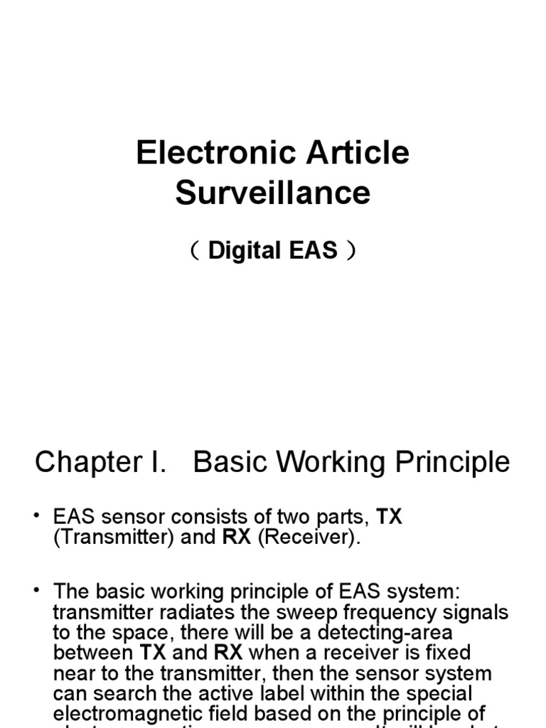 Overview of Electronic Article Surveillance | PDF | Electronics | Radio ...