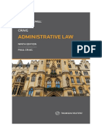 Administrative Law by Craig Paul